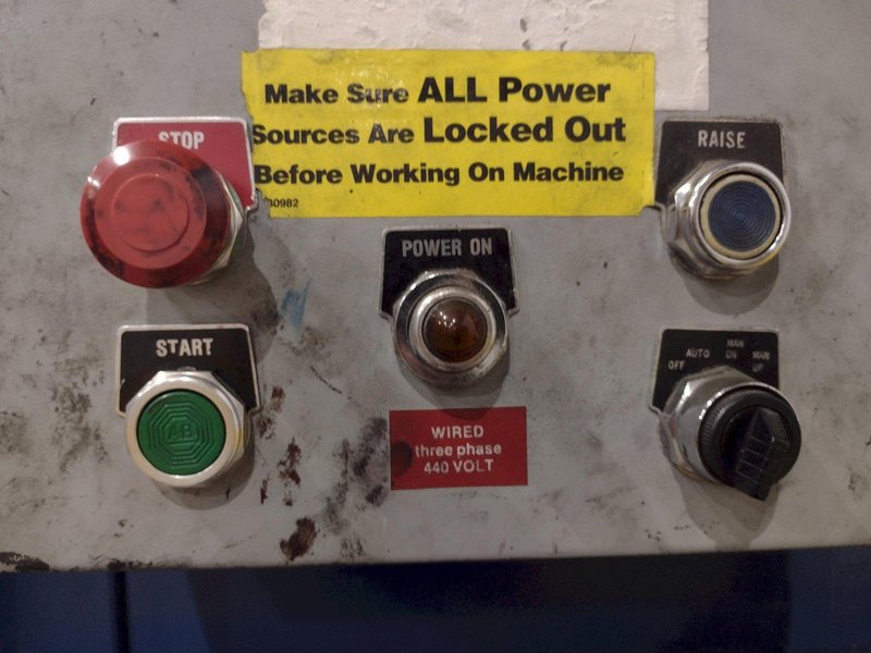 60" x 30" JV CRAM-A-LOT MODEL #60 DOWNSTROKE CARDBOARD VERTICAL BALER: STOCK #23602