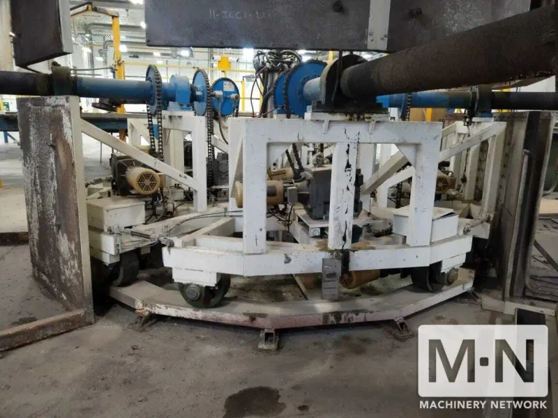 5 ARM FERRY MODEL RS5-250 ROTATIONAL MOLDING MACHINE REBUILT IN 2021