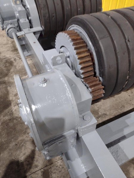 120 TON (240,000 LBS) RANSOME PANDJIRIS POWERED TANK TURNING ROLLS, POWER &amp; IDLER: STOCK #23143