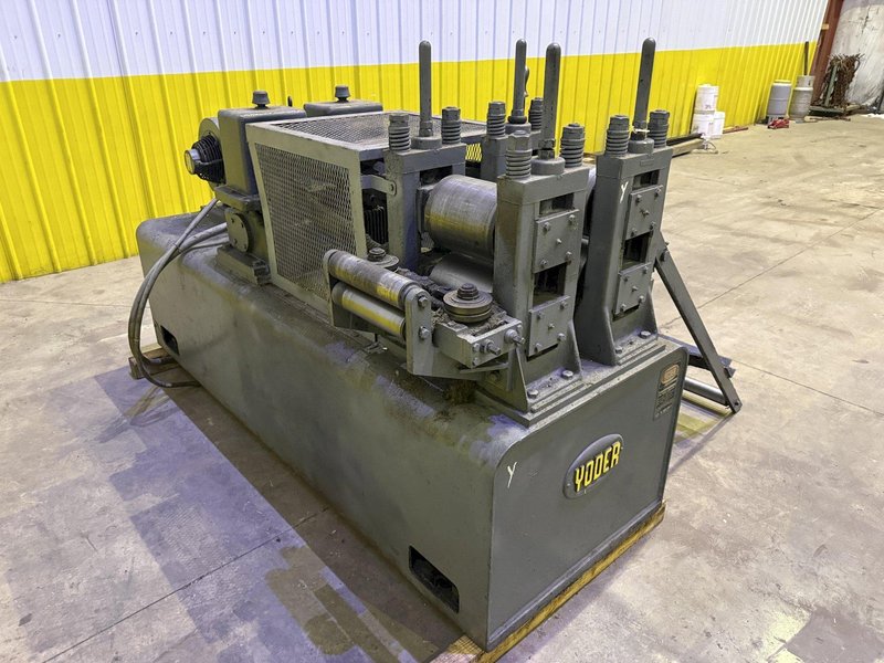 8" WIDE YODER 4-ROLL POWERED COIL FEEDER: YOBRO #24666