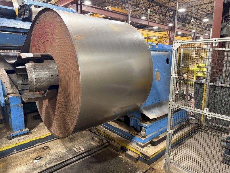 54" x 40,000 LB LOOPCO SLITTING LINE. STOCK # 0651226