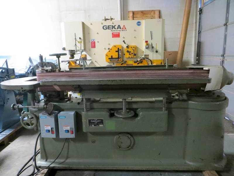 OAKLEY EDGE SANDER MODEL H5, 8&quot; X 164&quot; BELT