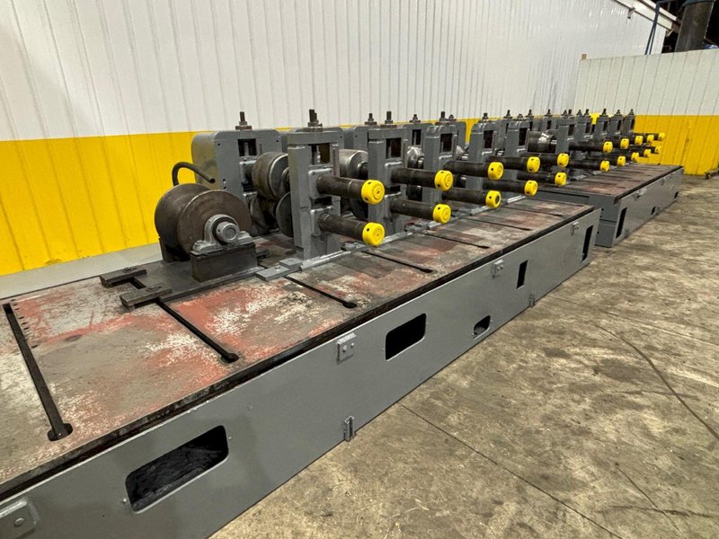 10 STAND X 3&quot; X 42&quot; ROLL-SPACE YODER MODEL #M3 HEAVY DUTY ROLLFORMER, 12 STAND BASE: STOCK #23330