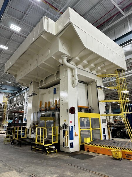 2500 TON SCHULER SMG HZPU-T-2250-4600/2450 HYDRAULIC PRESS. STOCK # 0902224