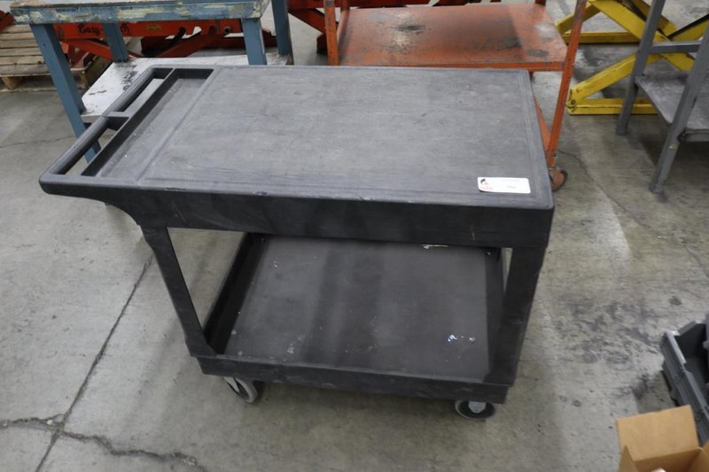 Uline Plastic Tool Cart with Lower Shelf- Auction Item