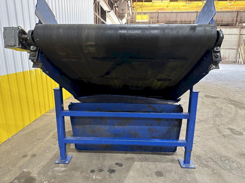 35’ X 60” CP MANUFACTURING MODEL #3495991 CONVEYOR SORTING SYSTEM, WITH DUMP BIN &amp; EXIT DISCHARGE: STOCK #19720