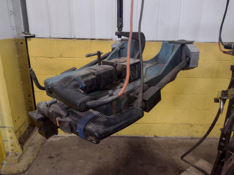 6-3/4" T-DRILL MODEL #T-150 PIPE COLLARING MACHINE WITH T-DRILL EC-150 END PROCESSING ATTACHMENT: STOCK #15864