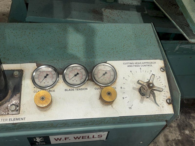 16" x 20" W.F. WELLS (NEW 2023) MODEL F-1620-A CNC AUTOMATIC HORIZONTAL BANDSAW W/ BUNDLING: STOCK #22088