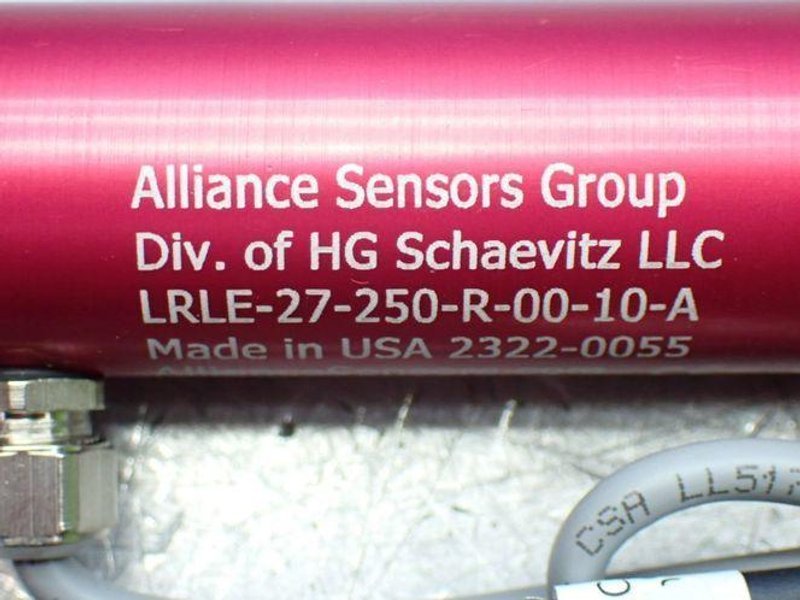 ALLIANCE SENSORS GROUP 2 LINEAR VARIABLE INDUCTIVE TRANSDUCER POSITION SENSORS  -  LRLE-27-250-R-00-10-A