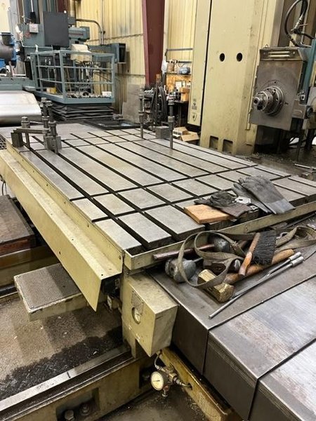 4&quot; SHIBAURA BT-10BP2 HORIZONTAL TABLE TYPE BORING MILL. STOCK #0239425