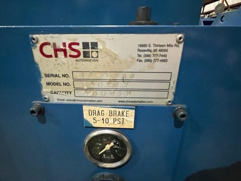 4,000# X 20" CHS NONPOWERED  UNCOILER  COIL REEL STOCK#3642