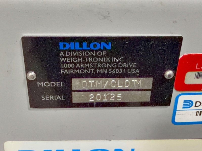 DILLON PULL TESTER  -  DTM/CLDTM
