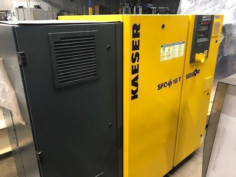 25hp KAESER MODEL  SFC 18 T VSD ROTARY SCREW AIR COMPRESSOR