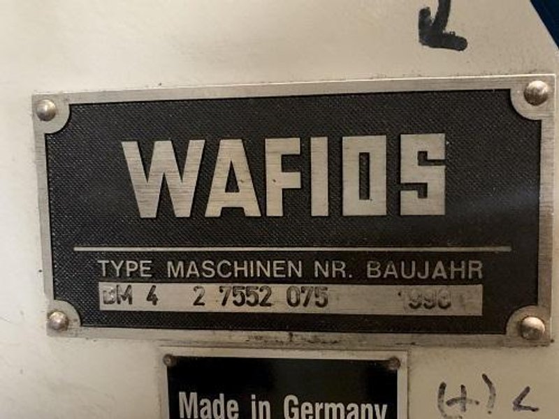 WAFIOS MODEL BM4 WIRE FORMER