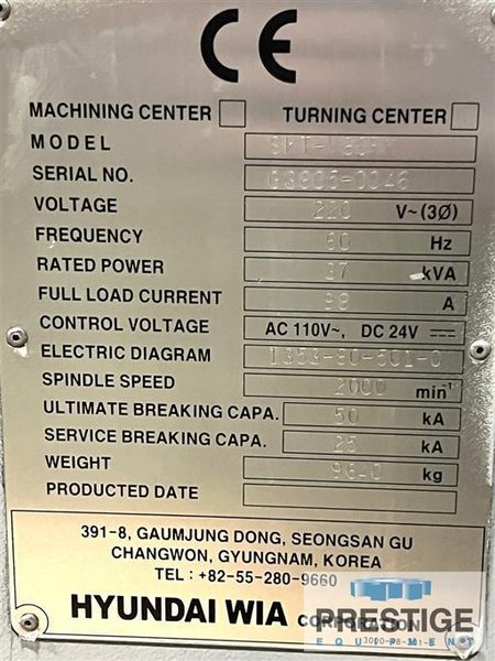 Hyundai Wia SKT-V80RM CNC Turning &amp; Milling Center