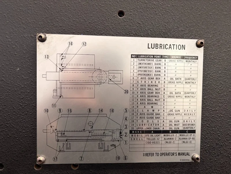 Amada VIPROS 357 CNC Punch Press – 30 Ton – 56 Station – Heavy Duty