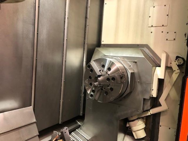 Mazak Integrex e-420H-ST, Multi Axis Lathe, 2016 – 15″ Kitagawa Chucks, 5.19″ Bore, Lower Turret, Chip Conveyor, Mist Collector, Through-Spindle Coolant, Renishaw Probe, 80 ATC