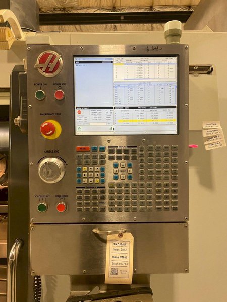 2012 Haas VM6 with Haas 5-Axis TR310 Trunnion Table For Sale