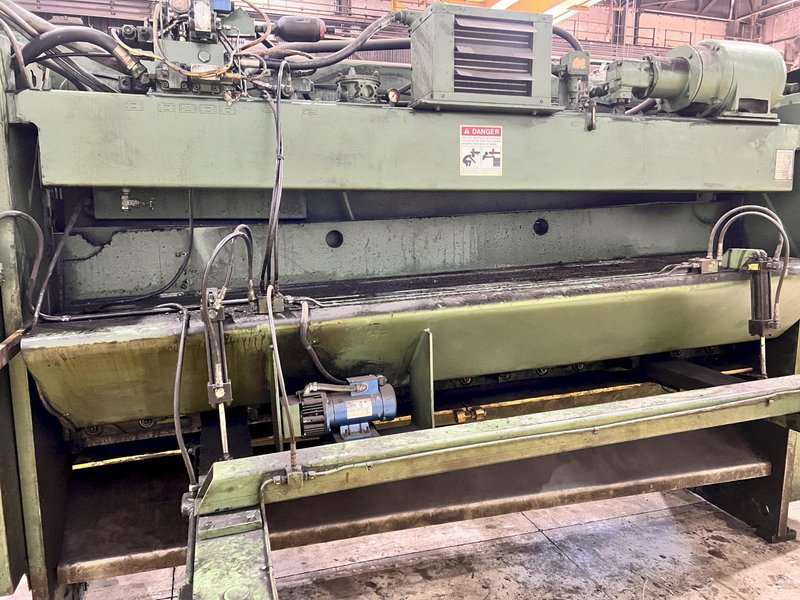10&#039; X 1/2&quot; CINCINNATI HS500 HYDRAULIC SHEAR WITH FOPBG: STOCK #21757