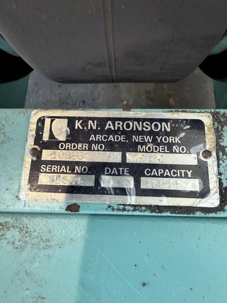 10 TON/20,000 LBS ARONSON POWERED TANK TURNING ROLLS. STOCK # 0341225.