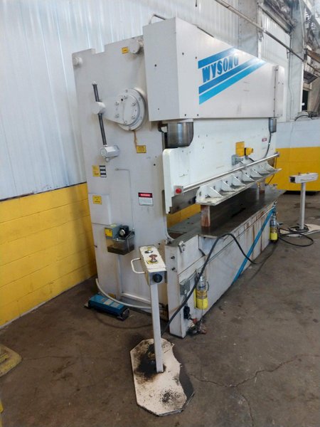 140 TON X 10' WYSONG MODEL #THS140-120 "HIGH SPEED" HYDRAULIC PRESS BRAKE: STOCK #13918