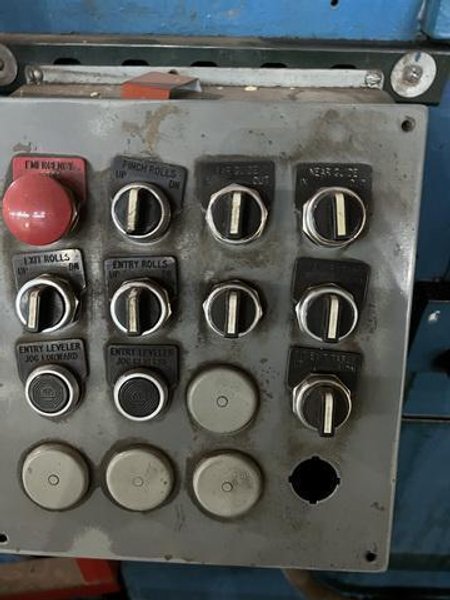 72" X .200" X 50,000 LBS VOSS CUT TO LENGTH LINE: STOCK #22300