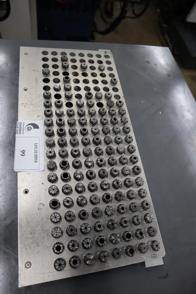 ER16 Flex Collets on Rack- Auction Item