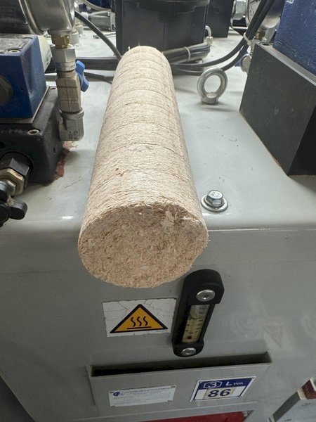 2015 CONSTRUZIONI NAZZARENO MODEL #201M WOOD &amp; SAW DUST BRIQETTER LOG EXTRUDING PRESS: YOBRO #24462