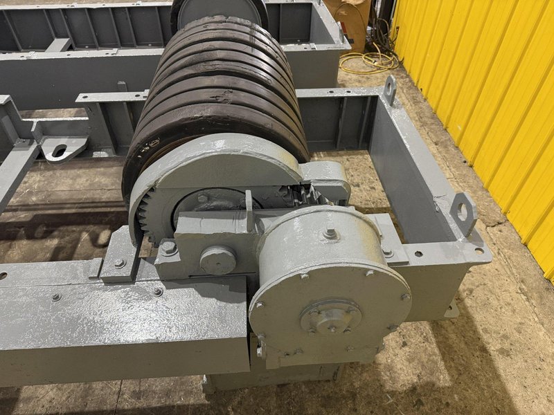 120 TON (240,000 LBS) RANSOME PANDJIRIS POWERED TANK TURNING ROLLS, POWER &amp; IDLER: STOCK #23144