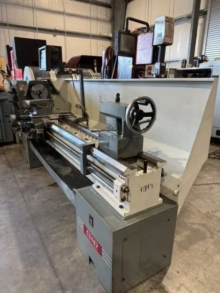 Clausing Metosa C2487 24”/34” x 87”cc Engine Lathe DRO #7687