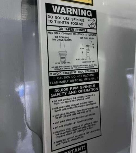 Haas VF-1D CNC Vertical Machining Center – 4th &amp; 5 Axis Ready 30000 RPM Mill