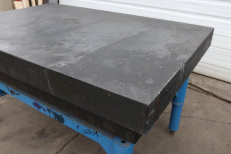 6&#039; x 4&#039; x 12&quot; BLACK GRANITE SURFACE PLATE: STOCK #12234