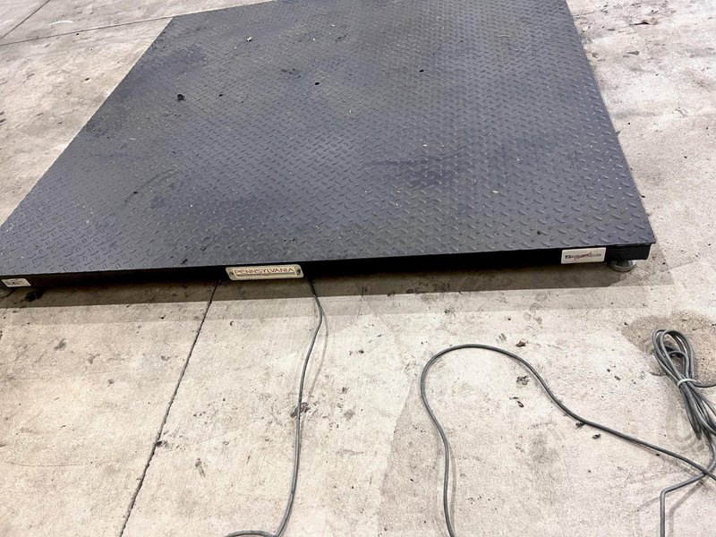 10,000 LB 60&quot; X 60&quot; PENNSYLVANIA MODEL #6600 DRO FLOOR SCALE: STOCK #20799