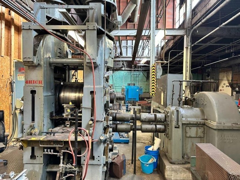 8&quot; X 22&quot; X 20&quot;  BLISS 4-HIGH ROLLING MILL (14537)