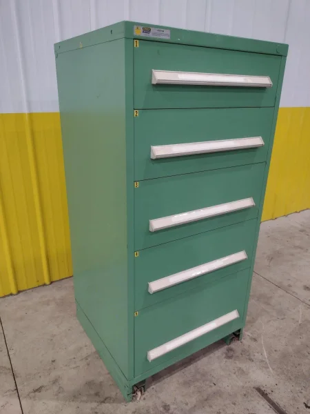 5 DRAWER VIDMAR INDUSTRIAL STORAGE CABINET 30&quot; X 27.5&quot; X 59&quot;: STOCK #4139 (62 AVAILABLE)