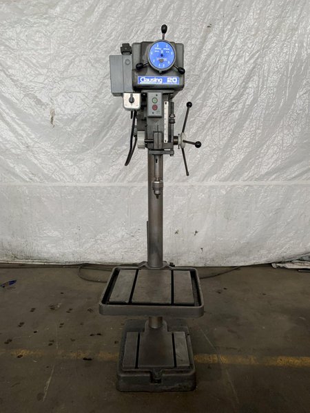 20" CLAUSING 2277 VARIABLE SPEED DRILL PRESS. STOCK # 0679924