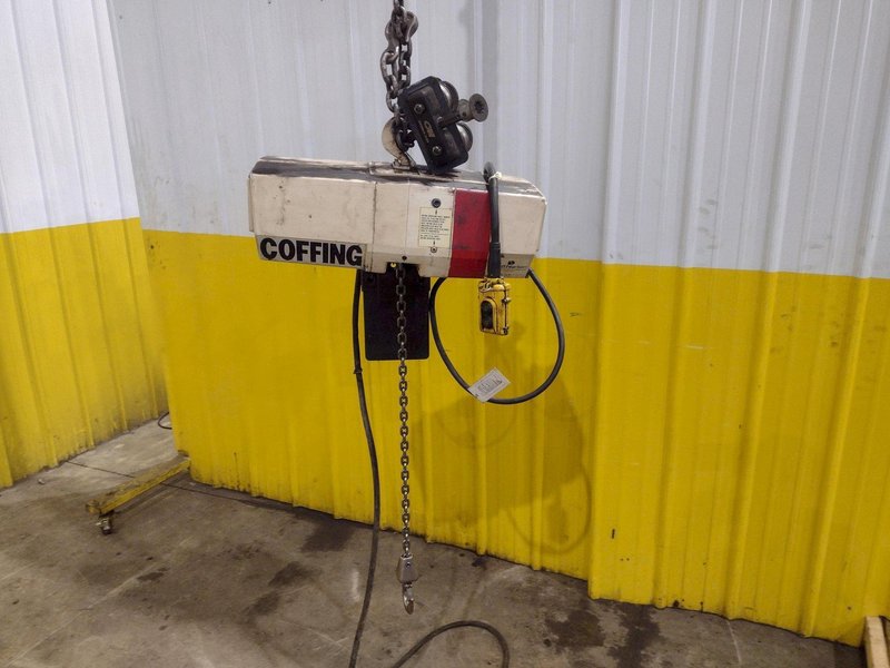 1/2 TON COFFING MODEL #EC-1016-2 POWERED MOTORIZED CHAIN HOIST: YOBRO #25042