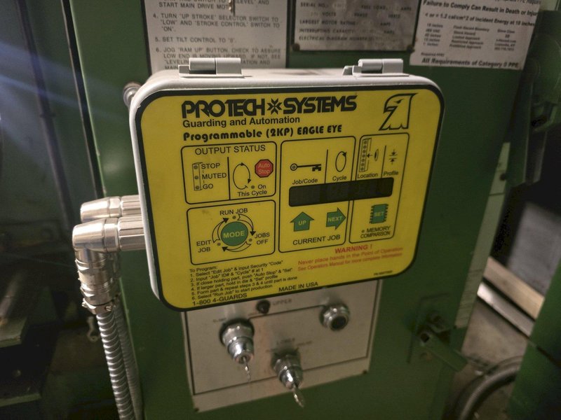 90 Ton x 12’ Cincinnati AS90 x 10 Hydraulic Press Brake, 1986 – Updated Electronics and Control