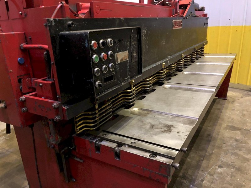 10&#039; X 10 GAUGE ALLSTEEL METAL HYDRAULIC POWER SQUARING SHEAR: STOCK #18315
