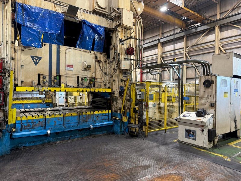 1200 Ton, VERSON #SE-1200-120-84T, SSDC PRESS w/MINSTER/COE FEED LINE
