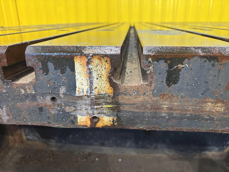 15&#039; X 8&#039; X 17&quot; HIGH T-SLOTTED BOLSTER , FLOOR PLATE / LAYOUT TABLE: YOBRO #23985