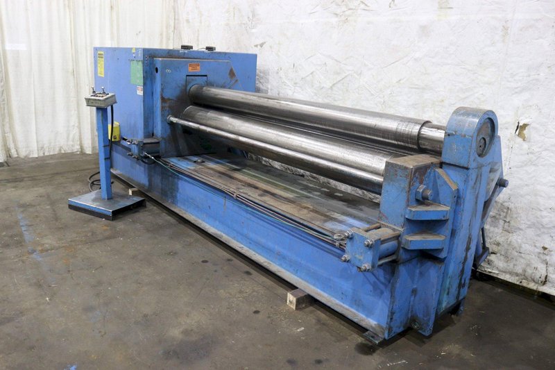 8' X 3/16" MONTGOMERY HYDRAULIC PLATE BENDING ROLL: STOCK #72775