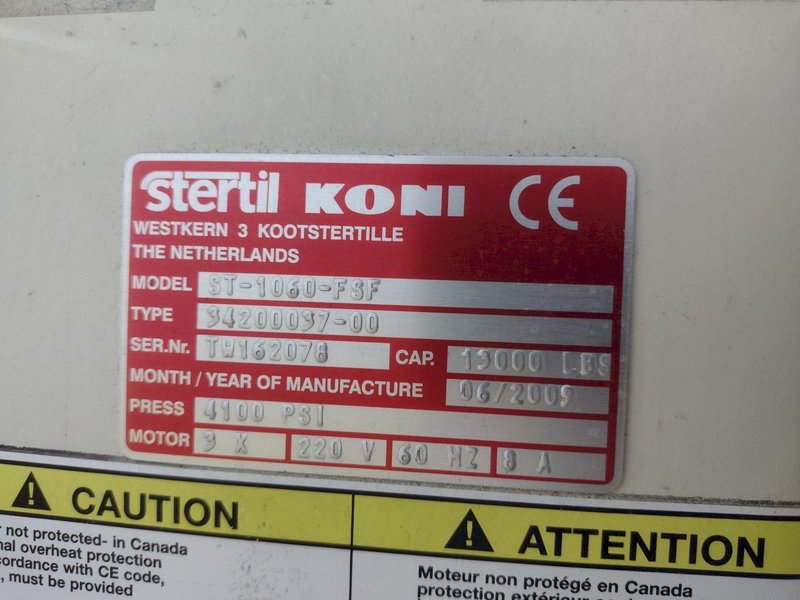 (4) 13,000 LBS STERTIL-KONI MODEL ST-1060 HEAVY DUTY MOBILE COLUMN LIFT JACKS: STOCK #23064