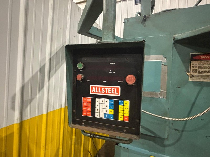 12' X 3/8" ALLSTEEL MODEL #3/8-12 HYDRAULIC POWER SHEAR WITH BACK GAUGE: YOBRO #24250