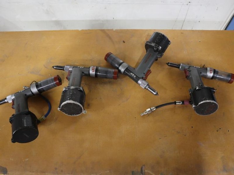 Pop ProSet 1600 Pneumatic Rivet Guns (4)- Auction Item