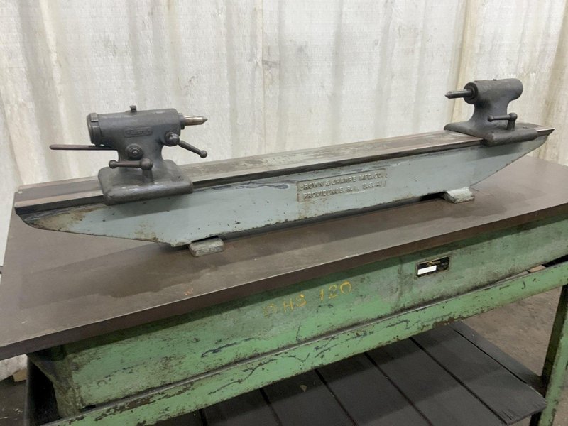 8" X 36" BROWN &amp; SHARPE BENCH CENTERS: STOCK #81172