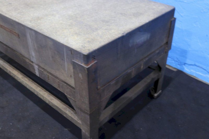 36&quot; X 60&#039; X 10&quot; GRANITE PLATE WITH STAND: STOCK #73520