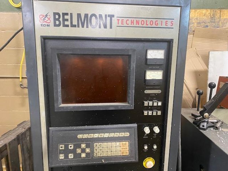 Belmont Maxicut 75 amp EDM Machine, s/n 97FB23604, with System 3R Tooling