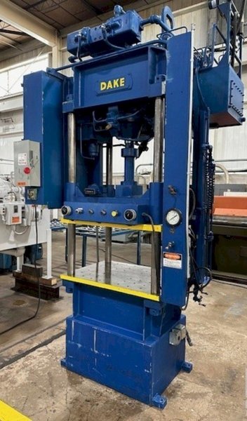 50 TON DAKE MODEL #27-783 HYDRAULIC 4 POST PRESS 14&quot; STROKE: YOBRO #24083