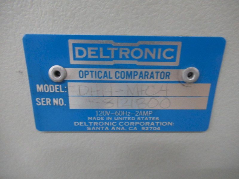 Deltronic DH14-MPC4 14" Optical Comparator with MPC-5 2-Axis Readout, Surface and Profile Illumination